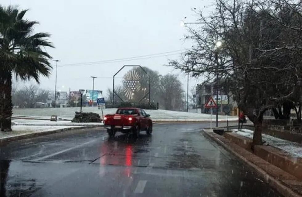 Nieva en San Rafael