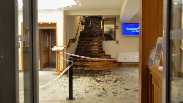 Así quedó el hotel de Bariloche tras el alud