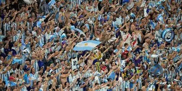 Hinchas argentinos en Qatar