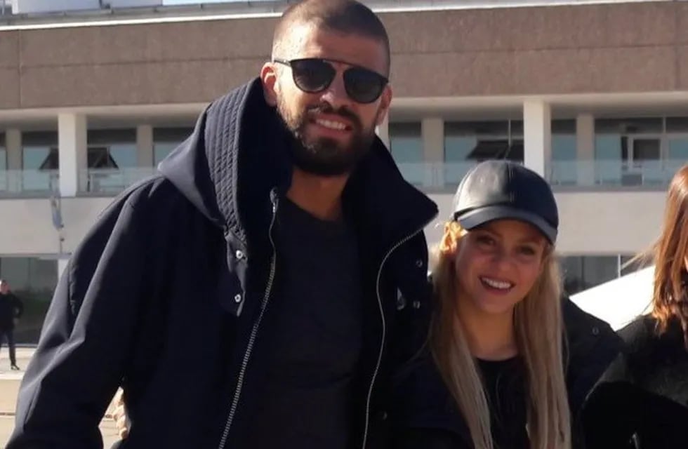 Shakira y Piqué llegaron a Rosario.