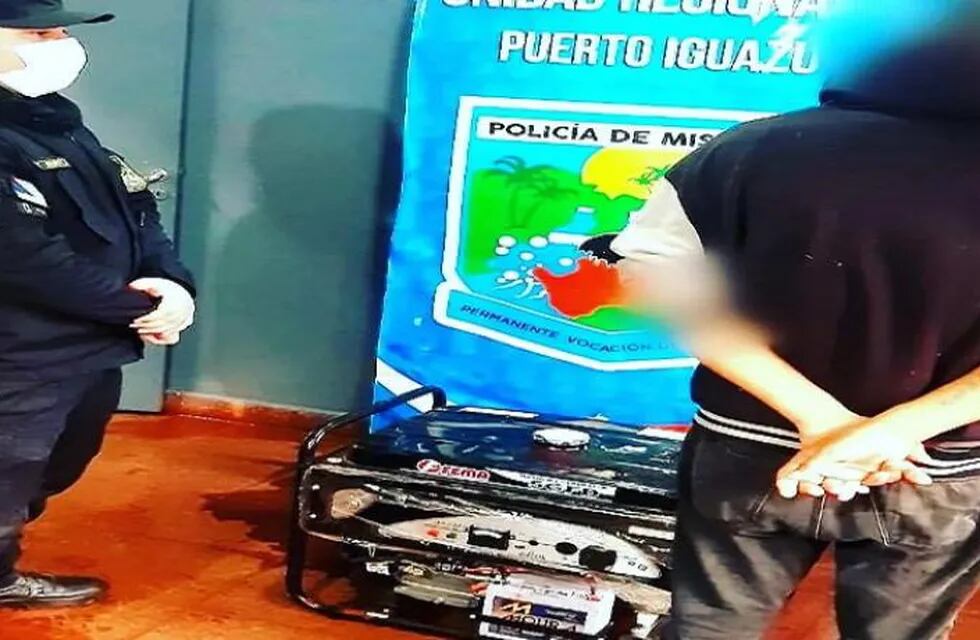 Detuvieron a un hombre que habría robado un grupo electrógeno en Puerto Esperanza.