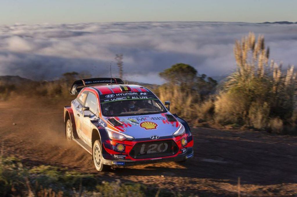 Thierry Neuville, el belga en plena acción en el Rally Argentina 2019. (CIMECO)