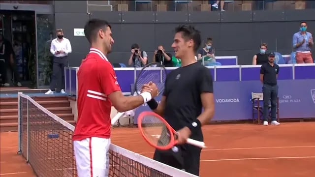 Novak Djokovic venció a Federico Coria