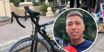 Sebastián Medina viajó desde Colombia a Salta en bicicleta y planea llegar a Usuahia.