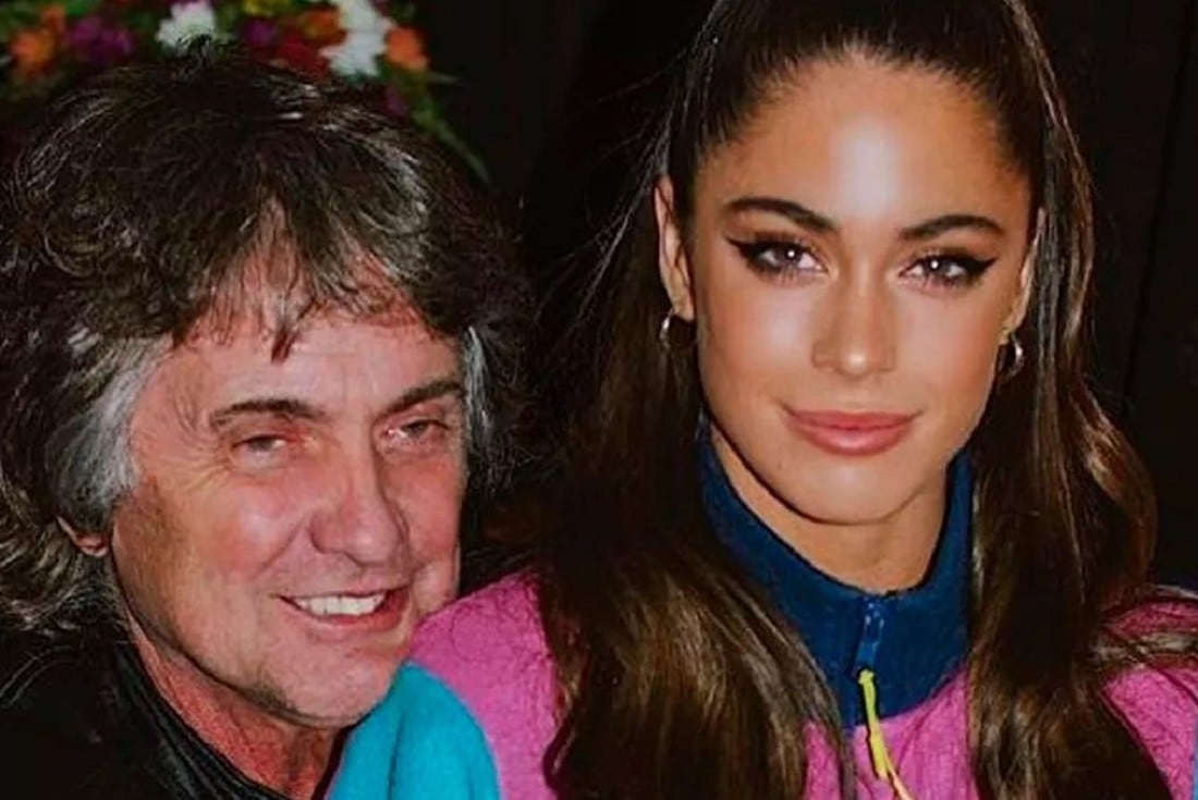 Tini Stoessel junto a su padre, Alejandro Stoessel.