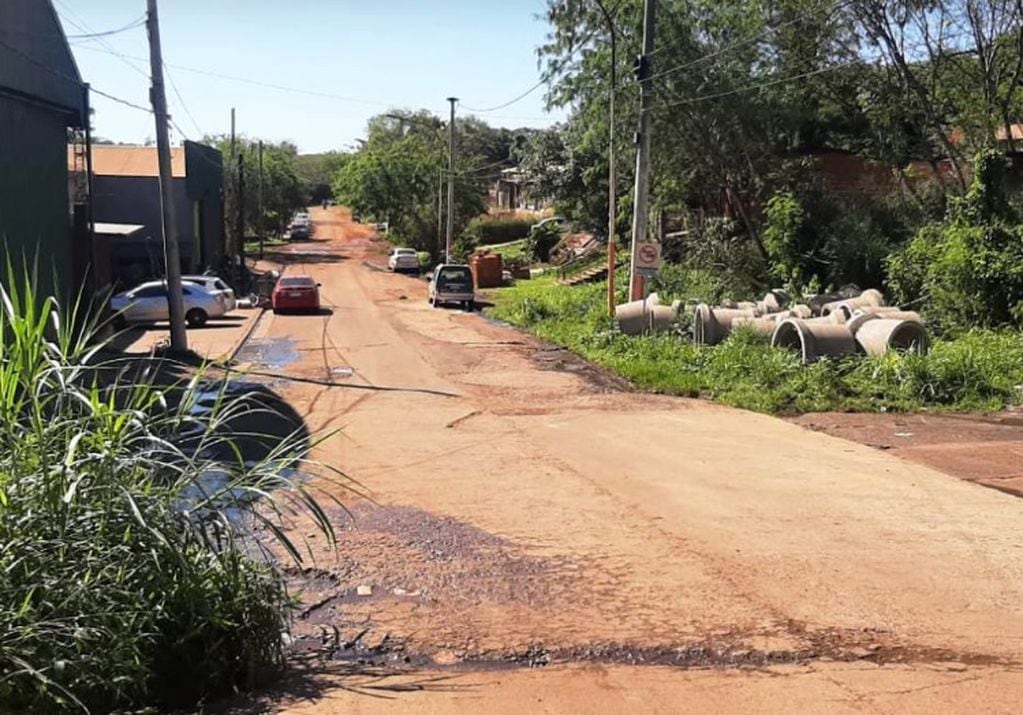 Puerto Iguazú: autoridades presentaron obras de saneamiento.