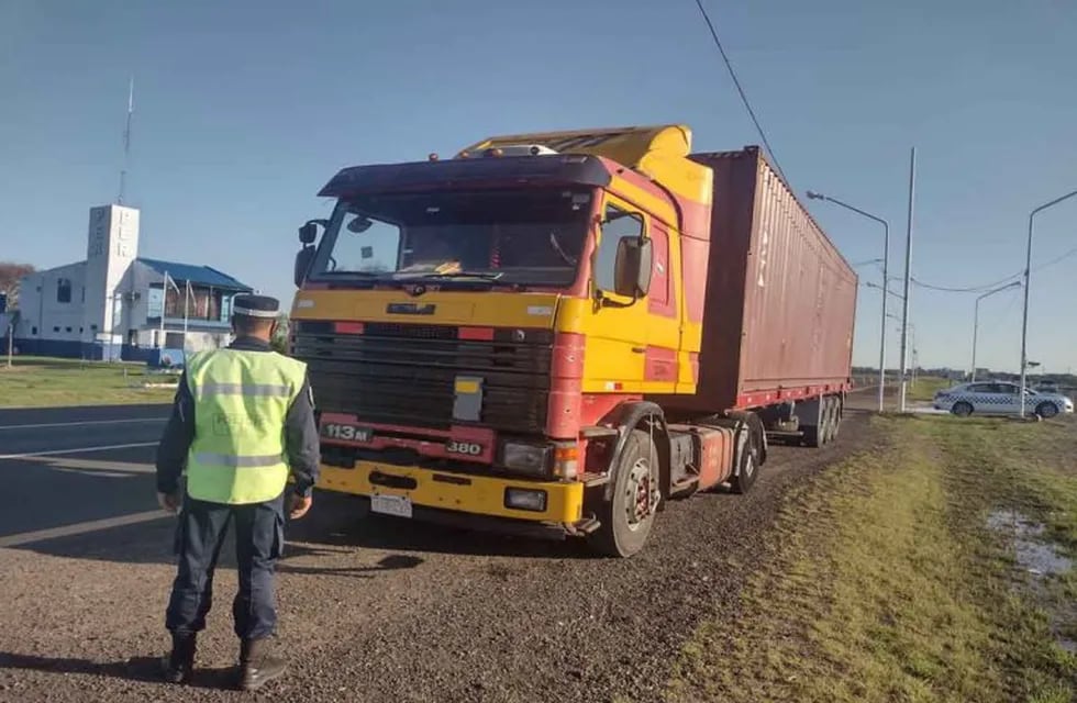 El camionero iba a bordo de un Scania 113M 380