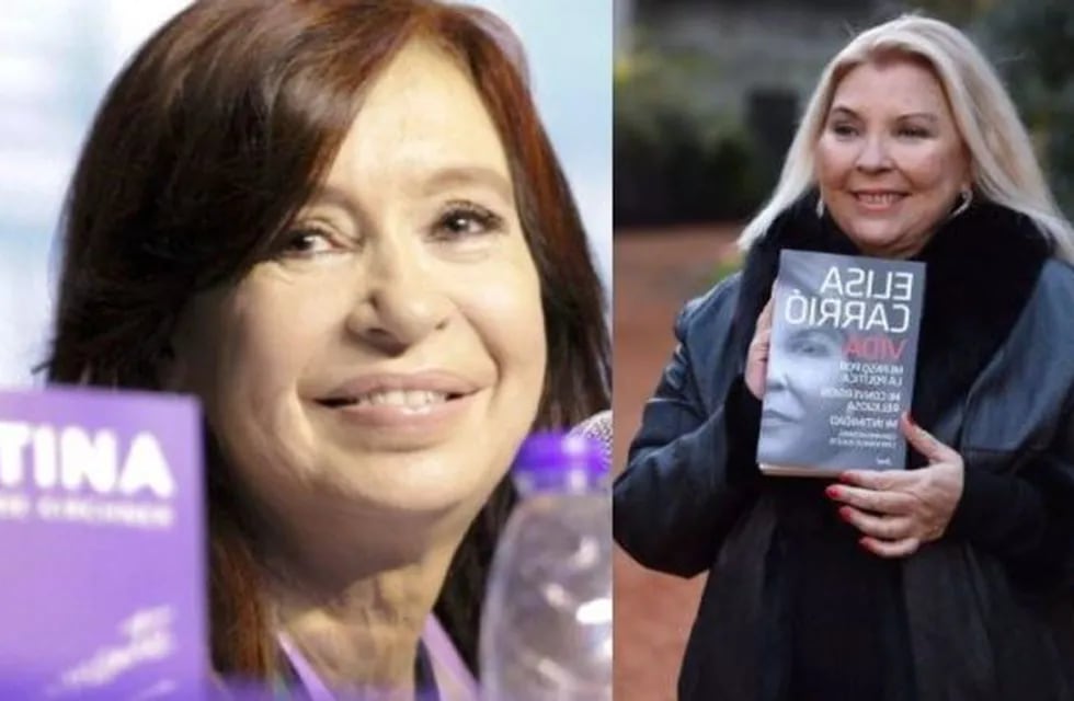 Cristina Fernández y Elisa Carrió presentarán su libro en Mar del Plata.