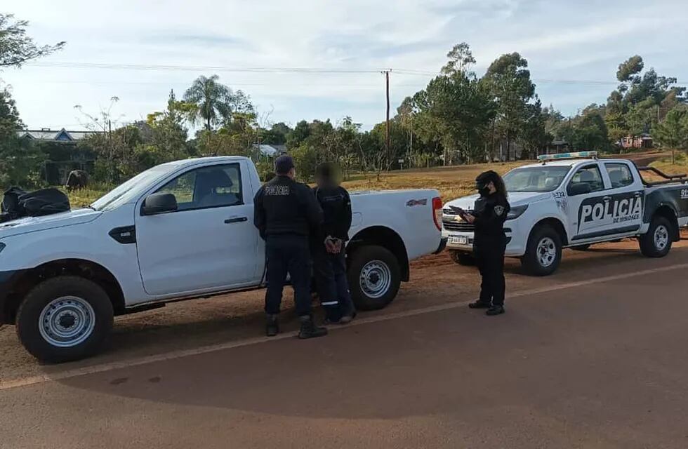 El joven fue detenido minutos después de sustraer el vehículo sobre la ruta Nacional N°14.