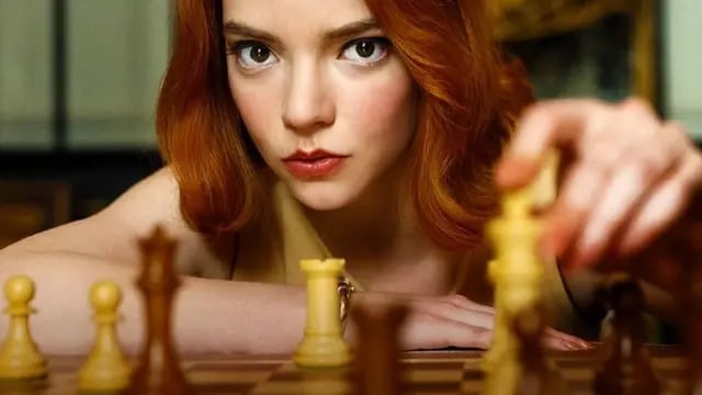 Anya Taylor-Joy en "Gambito de dama" (Netflix)