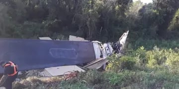 Caraguatay: un camionero falleció en un accidente sobre la Ruta Nacional 12