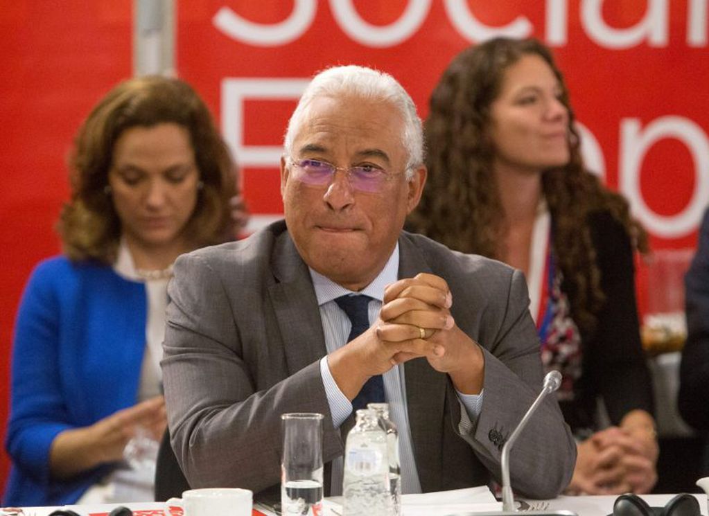 El primer ministo portugués, António Costa, participó en la reunión de los líderes socialistas europeos en Bruselas (Web)