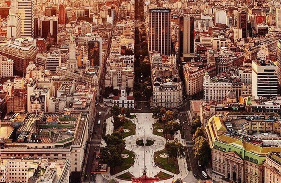 Vista aérea (Foto: Instagram Ente de Turismo Ciudad de Buenos Aires)