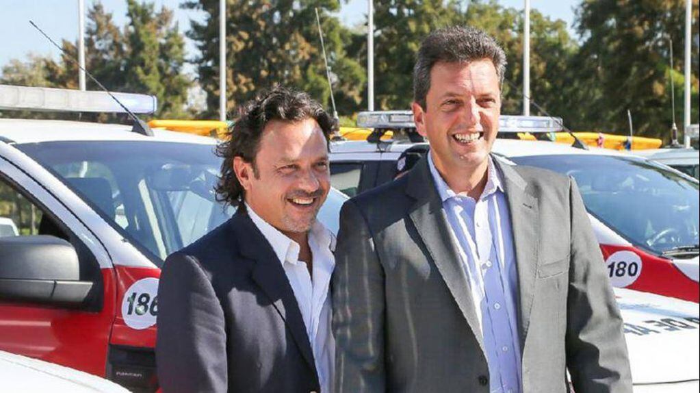  Saenz y Massa en la campaña electoral