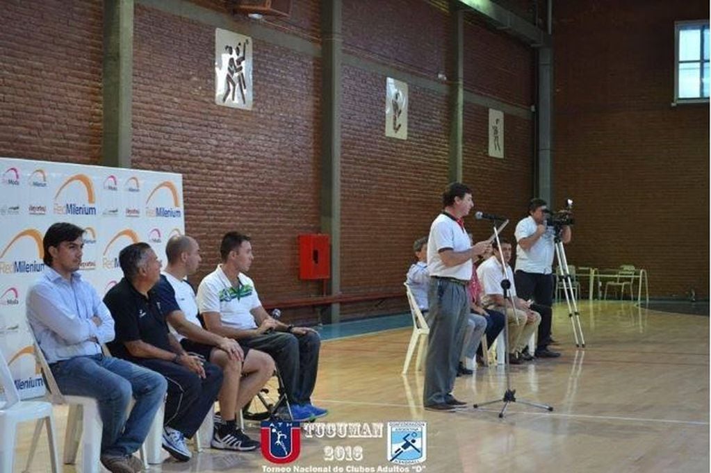 Apertura del Nacional de clubes Adultos “D” en Tucumán 2016. Foto: ATH