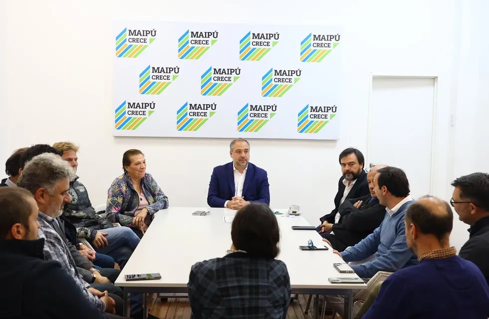Maipú apoya con fondos a la zona industrial del Rodríguez Peña. Foto: Prensa Maipú
