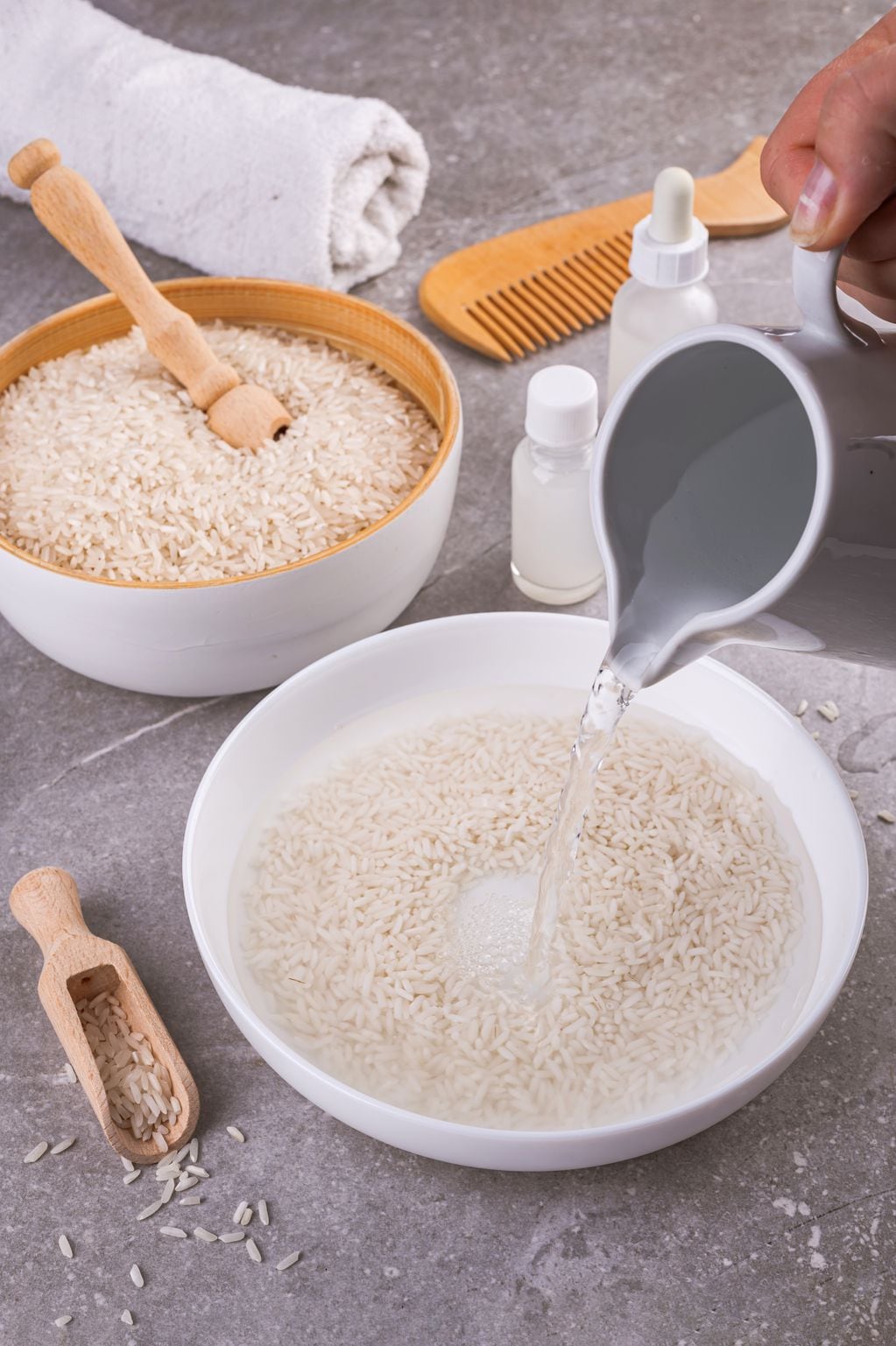 ¿Cómo hacer agua de arroz para el ritual?
