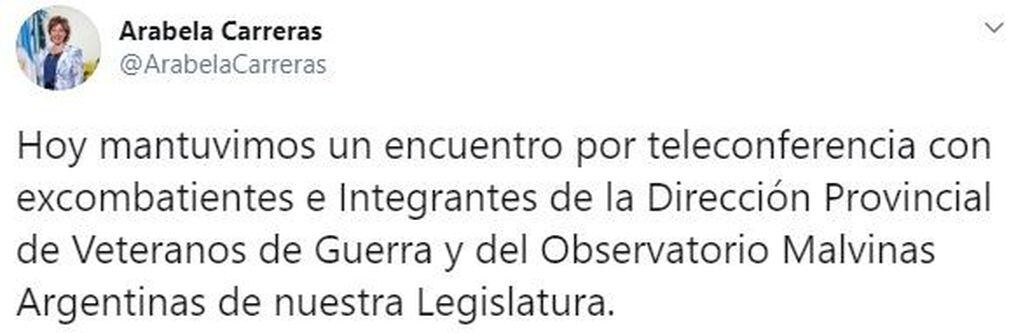 La gobernadora de Río Negro se expresó tras el encuentro (web).