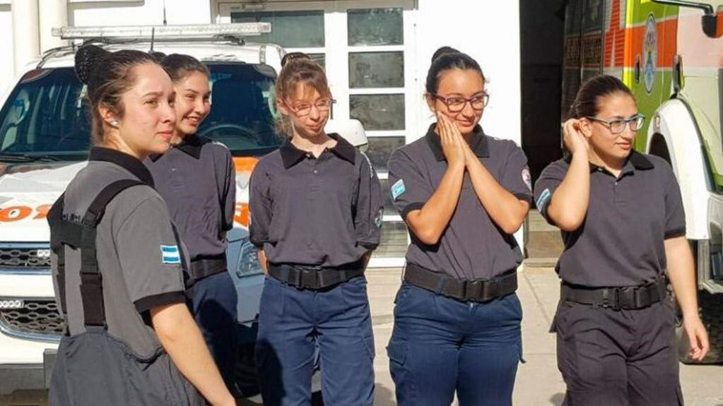 Cuartel de Arroyito con más bomberos mujeres