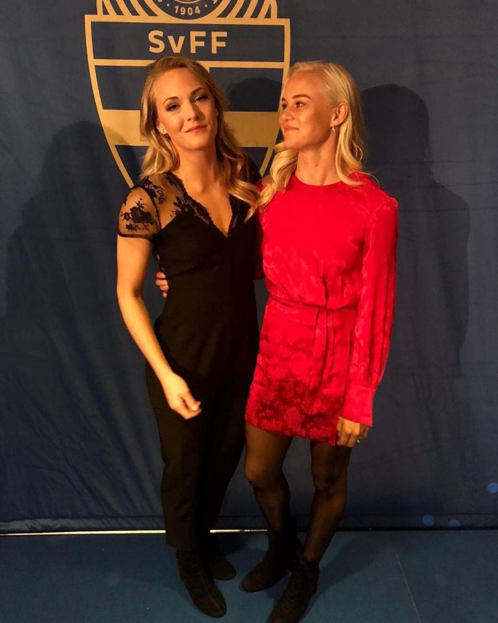 Magdalena Eriksson y Pernille Harder (Foto: Instagram)