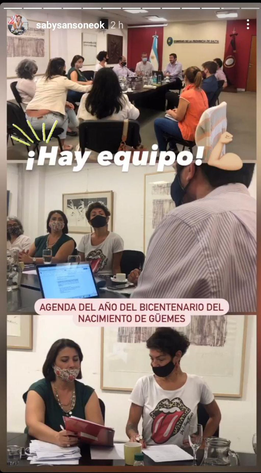 Las historias de Instagram que dejaron en evidencia a la secretaria de Cultura.