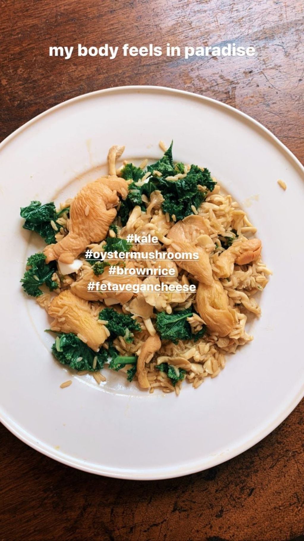 Calu Rivero mostró el plato que cocinó con los hongos (Instagram/ lacalurivero)