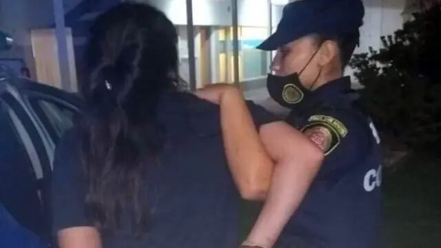 Mujer detenida en Villa María