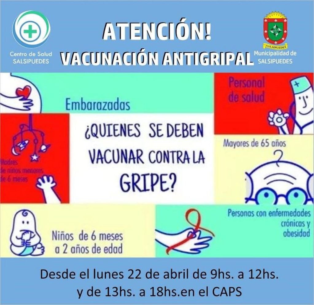 Campaña de Vacunación Antigripal en Salsipuedes.
