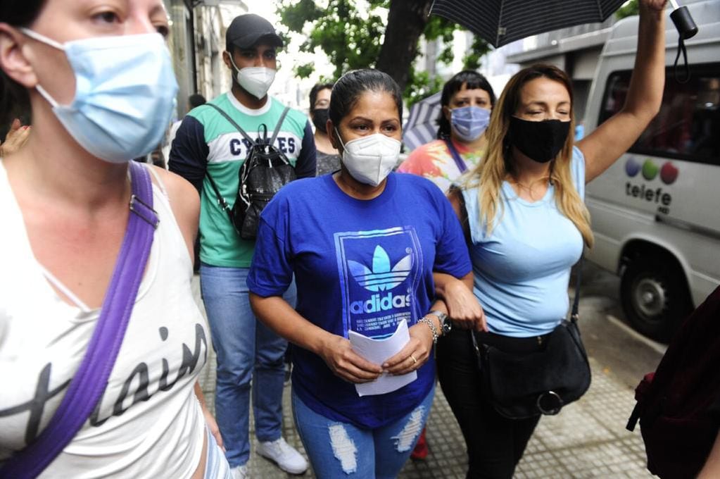 Tras el hecho, se organizó una marcha por la joven venezolana violada en Balvanera.