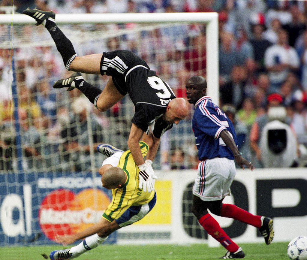Brasil cayó 3 a 0 ante Francia en la final de 1998.