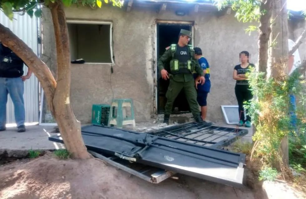 Allanaron un búnker de droga en Godoy Cruz Mendoza