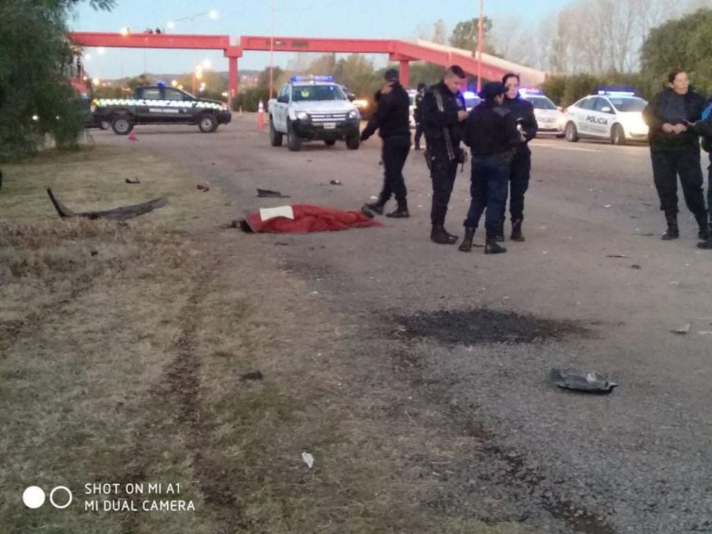 "Brayan quedó tendido sobre el asfalto a unos 30 metros de donde ocurrió el accidente”, informó Geraldine Cornejo.