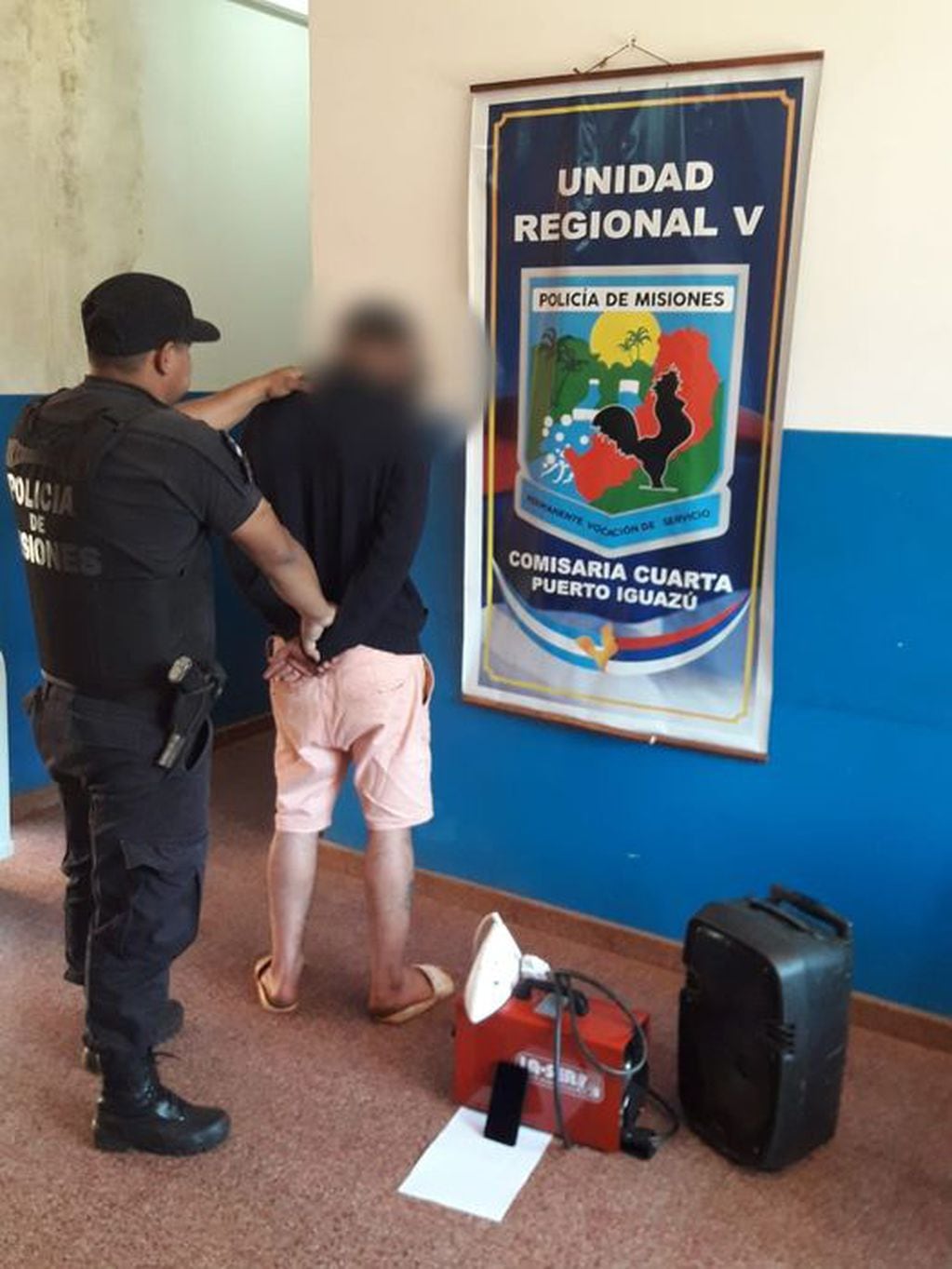 Puerto Iguazú: ingresó a una vivienda cuando el dueño no se encontraba y terminó detenido.