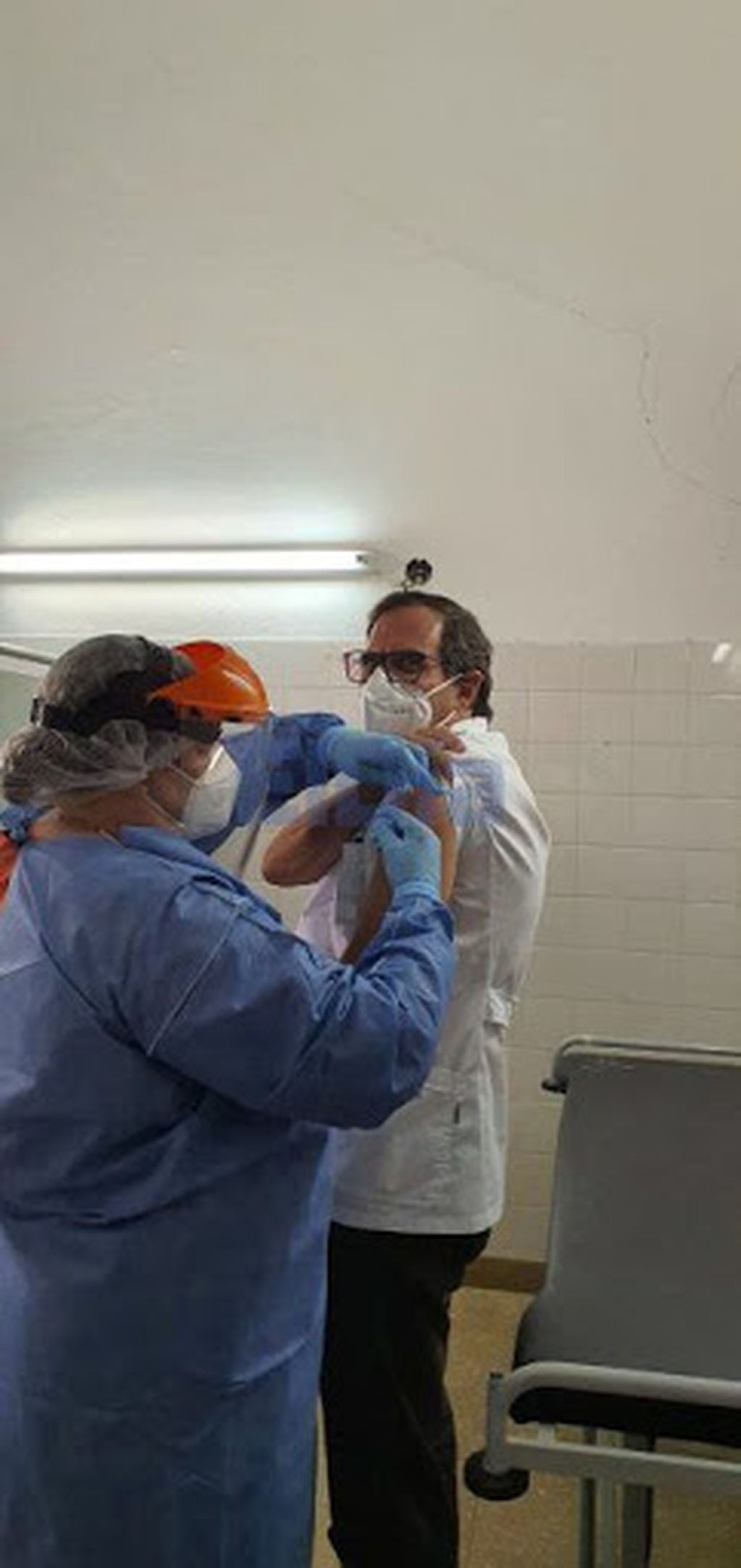 Los primeros vacunados con vacuna Sputnik-V en Gualeguaychú/Web
