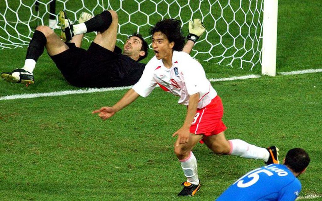 Corea del Sur sorprendió a Italia en 2002.