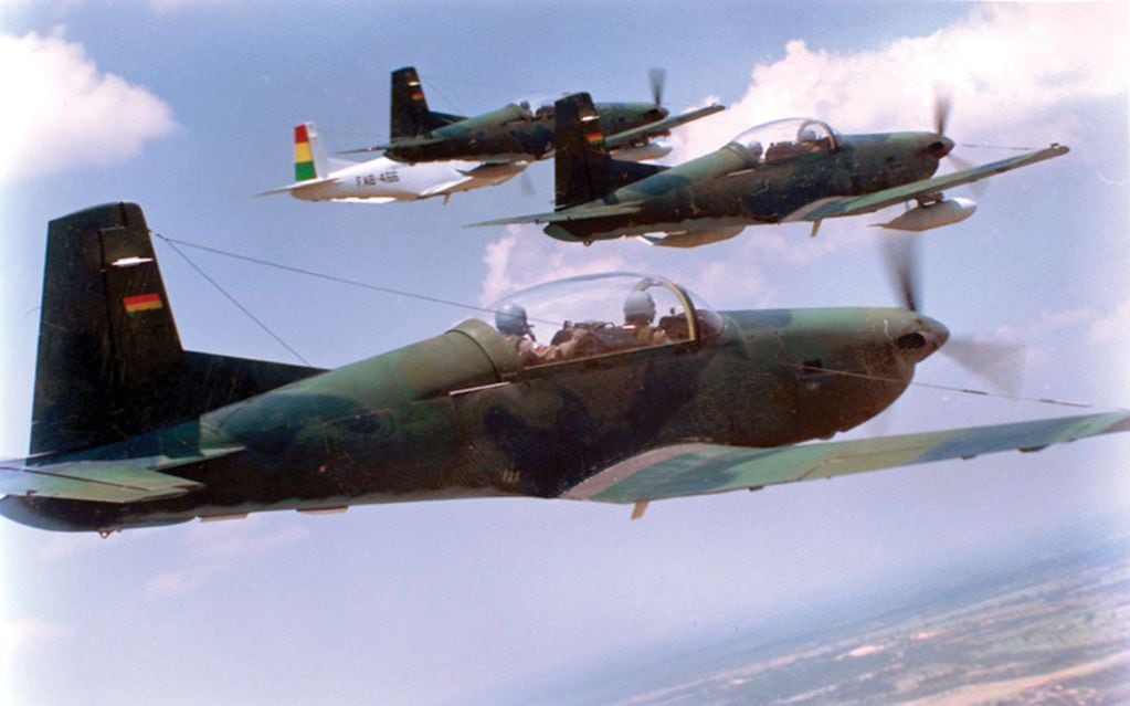 Aviones de la Fuerza Aérea Boliviana