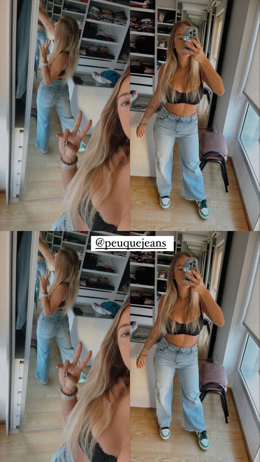 Nati Jota posó en corpiño frente al espejo y encendió Instagram