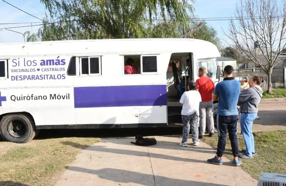 El quirófano móvil estará en el barrio Güemes. (Prensa Municipalidad de Rafaela)