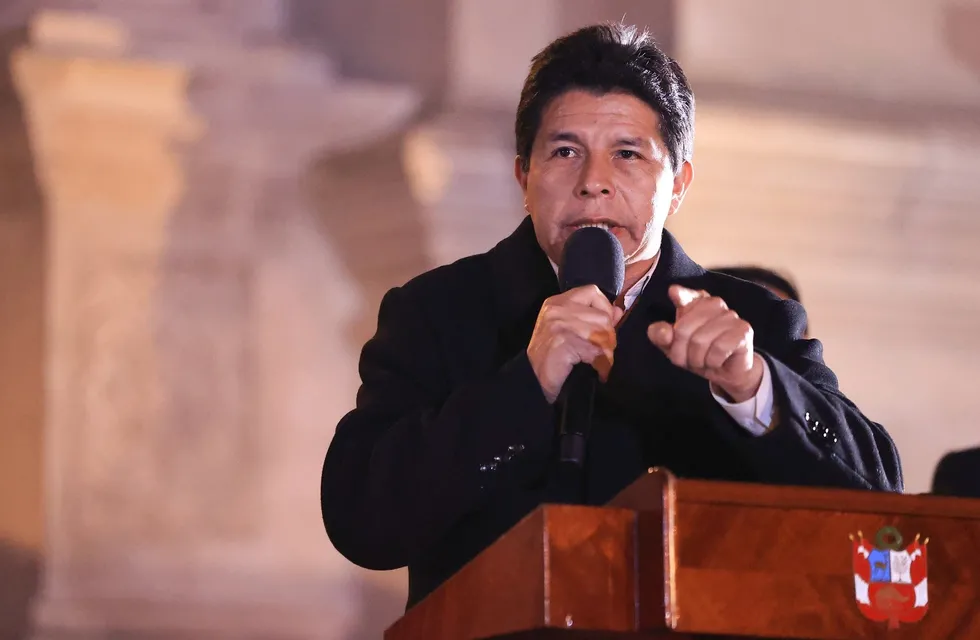 El presidente de Perú, Pedro Castillo, disolvió el Congreso. (Foto / Presidencia de Perú)
