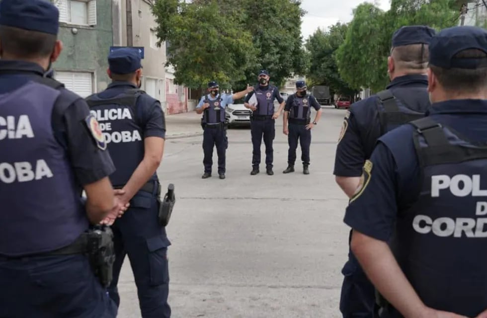 El operativo policial (Policía de Córdoba).