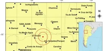 Temblor en San Luis 27/7/2022