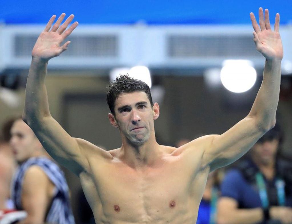 Michael Phelps en Río de Janeiro 2016, evento que marcó el final de su carrera. (REUTERS)