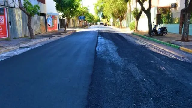 Concluyen trabajos de repavimentación sobre calle 3 de Febrero
