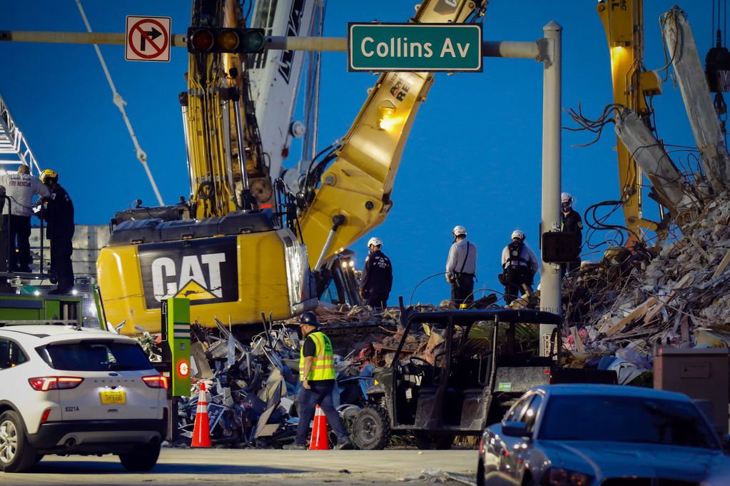 Los muertos por el derrumbe de Miami ya son 46