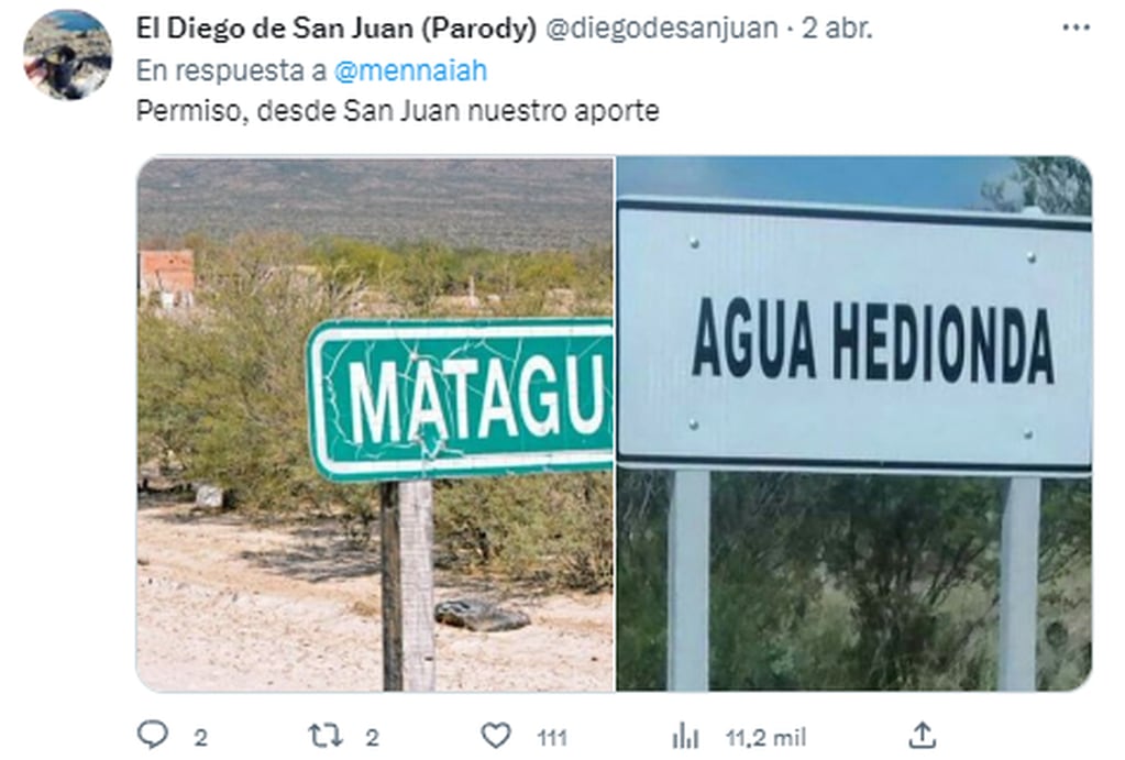Polémico: según Twitter, San Juan tiene los peores nombres en sus localidades