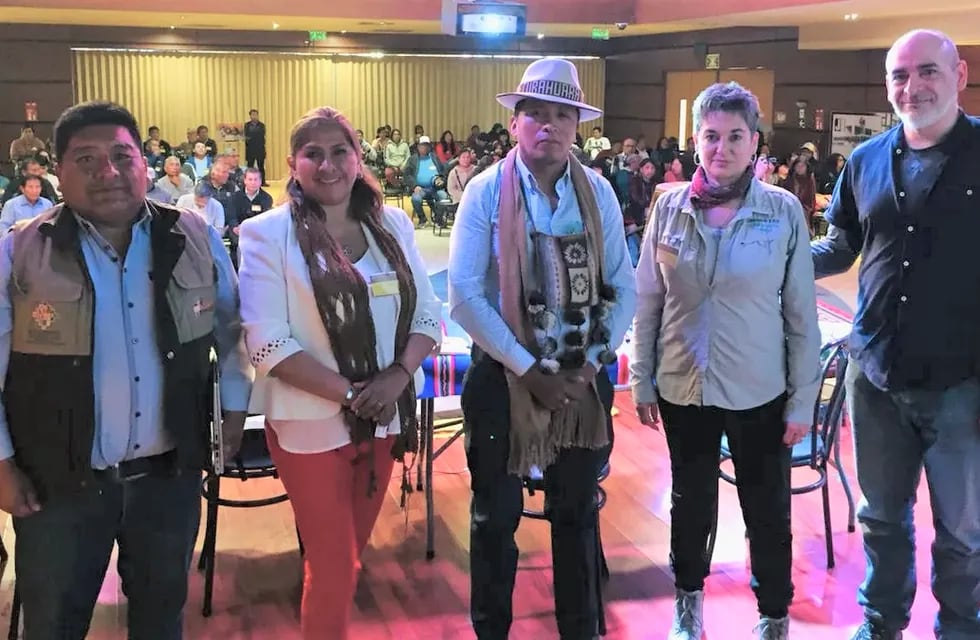 La jujeña Gabriela Chávez fue una de las asistentes al foro especializado en ganadería camélida cumplido en Chile entre el 11 y el 14 de julio pasados.