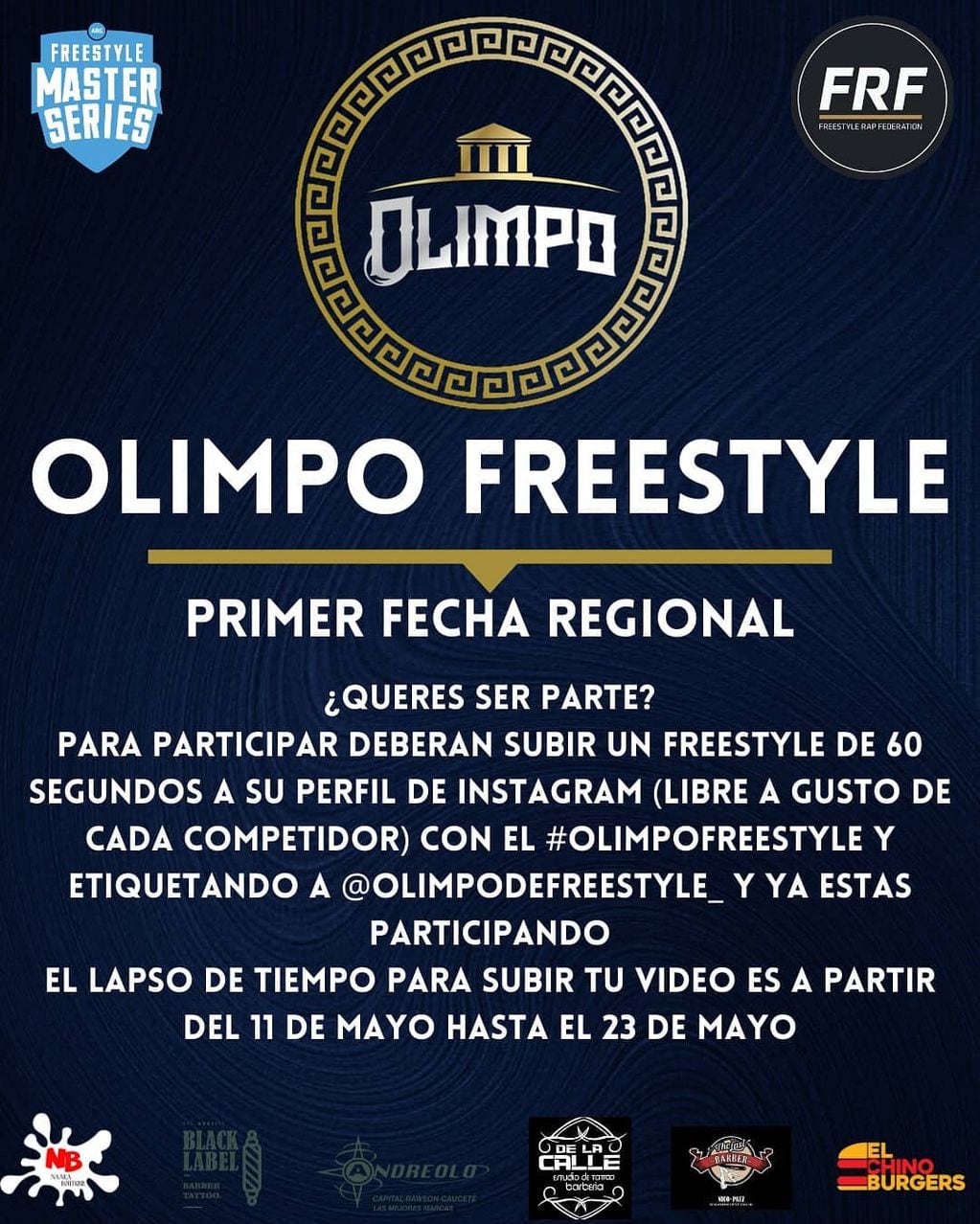Abren las inscripciones para Olimpo Freestyle. (Instagram)