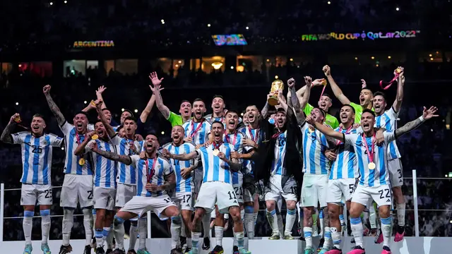 Selección argentina campeona del mundo en Qatar