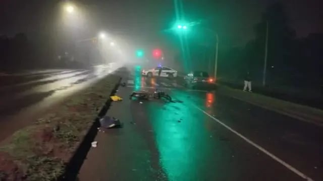Motociclista herido tras chocar contra un auto en Posadas