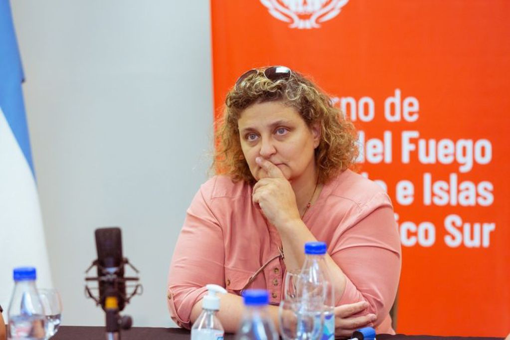 Ministra de Producción y Ambiente de la provincia de Tierra del Fuego,  Sonia Castiglione.